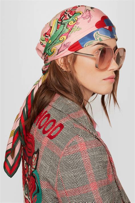 gucci headscarf|gucci scarf female.